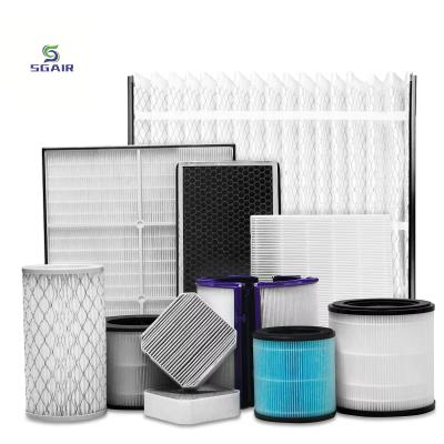 China Anti-corrosie airconditioning Hepa filters lage weerstand 65%-95% Te koop