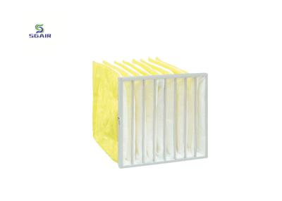 China Solid Structure Aluminium Bag Filter Alle metalen frame Hepa 14 Filter 500mm Te koop