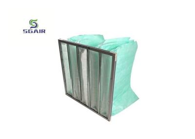 China Ziekenhuisgebruik Aluminium legeringsframe Glasvezel F8 zakfilter voor AC Te koop