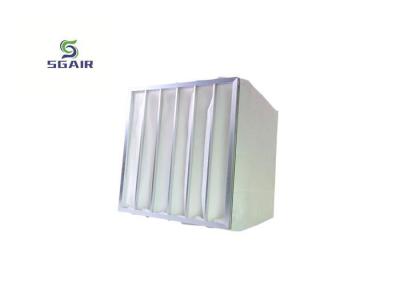 China 99.97% F9 Aluminium zakfilter, Synthetische vezelfilter voor airconditioning Te koop