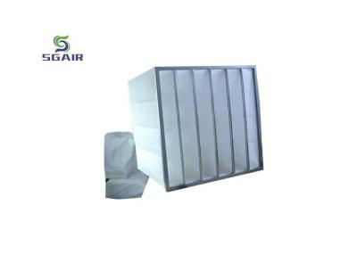 China F7 Aluminium zakfilter op maat met 99,97% H13~H14 efficiëntie Te koop