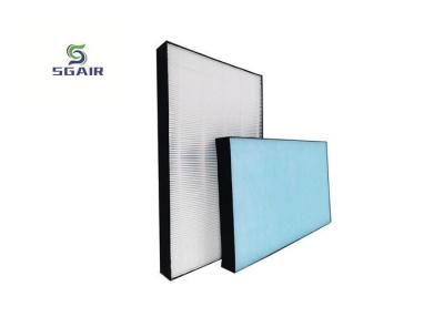 China Filtros de purificador de aire de PP intercambiables, filtro de aire Hepa con filtro de bolsillo en venta