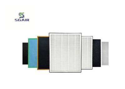 China PP PF HEPA luchtreinigerfilters 0,3um 99,97% voor huishoudens Te koop