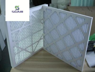 China Commercieel G3 G4 Merv 8 Hepa Air Filter Voor HVAC, Pleated Panel Filter Te koop