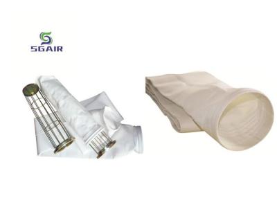 China Buen permeabilidad al aire Filtro de bolsas de polvo de 2 mm, bolsas de filtro Baghouse Blanco en venta