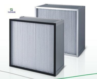 Chine Filtre HEPA à plis profonds pour les systèmes de ventilation industrielle à vendre