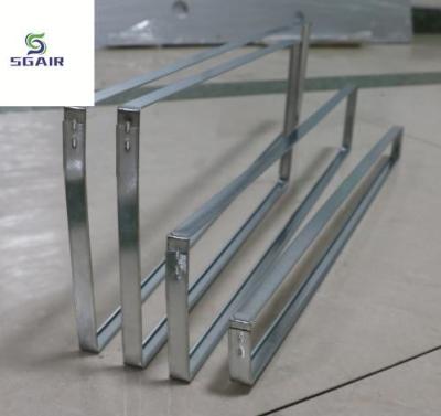 China Cuadro de soporte de filtro de aire Hepa de acero galvanizado personalizado en venta