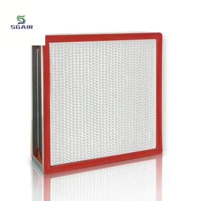 China Cuadro de acero filtro de aire de alta temperatura inoxidable con alta eficiencia y filtración de precisión en venta