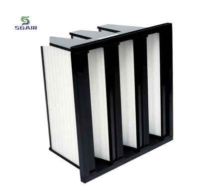 China Compact Dense Pleated Hepa Filter With F9 Efficiency for sale