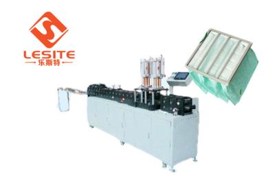 Chine 380V / 50Hz alimentation électrique Filtre à air Machine de fabrication de cadre avec système de contrôle Omron Taille de cadre personnalisable à vendre