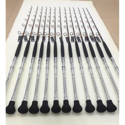 China High Power High Quality Fiberglass Fuji MNAG Aluminum Handle Guides Big Game Release Boat Rod for sale