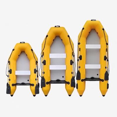 China Strong Fishing Activity Inflate Fender PVC Inflatable Tube Boat With Motor for sale