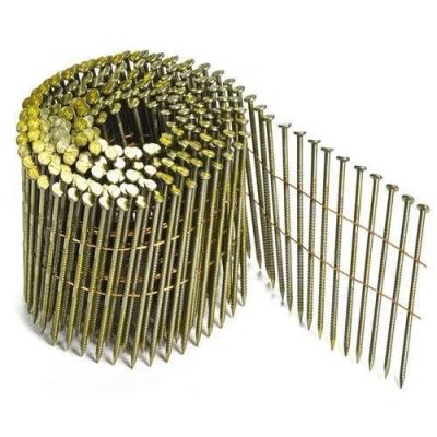 China Flat Promotion 15 Degree Pneumatic Nail, Galvanized Pallet Roofing Coil Nail Common Size for sale