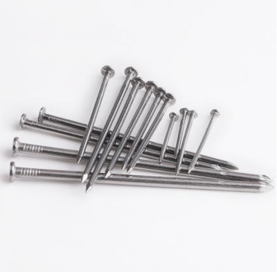 China Tianjin Factory Flat Zinc Coated Galvanized Concrete Steel Nail, Stainless Steel Gas Concrete Nails, Hardened Steel Concrete Nails for sale