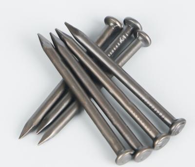 China 1/6 Checkered Hardened Galvanized Steel Coil Grooved Concrete Nails , Hardened Steel Concrete Nails for sale