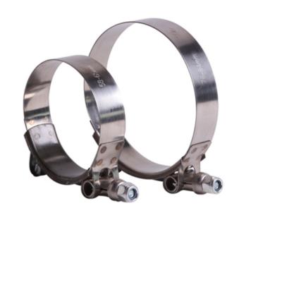 China Automobile industry ; General industry; Oil & Gas Industry Good Price Heavy Duty T-bolt Pipe Clamp Pipe Cut Stainless Steel, Carbon Steel 0.6 Mm 19 Mm 35-40 Mm&190-198 Mm Inch OEM & ODM / for sale