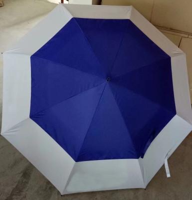 China Nylon Fabric Customize Auto Color Matching Golf Umbrella Two Layers for sale