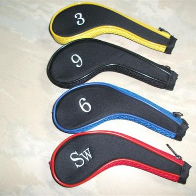 China Long Wetsuit Zipper Golf Iron Easier Headcover (10pcs/lot) for sale