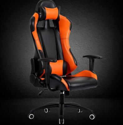 China (Size) 2021 Adjustable OEM Alibaba Custom Cheap High Quality Comfortable Ergonomic Desk Led PU RGB Leather Racing Gaming Chair With Footrest for sale