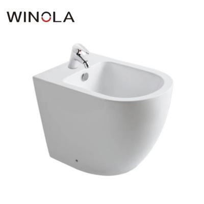 China Modern European Design Floor Standing Ceramic Hot Bidet for sale