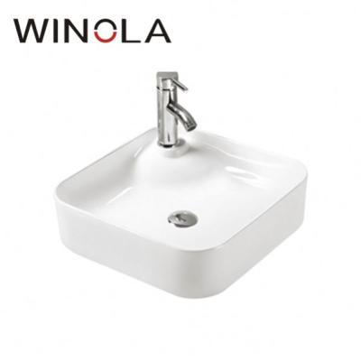 China Mop Sinks Ceramic Bathroom Toilet Sink Custom Ware Wash Basin Square Mini Wash Basin for sale