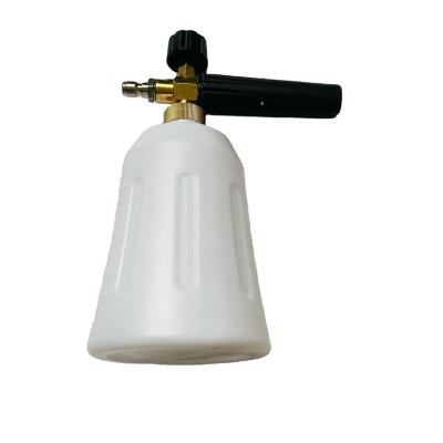 China Brass and plastic car wash foam spray gun / 1L high pressure snow foam lance for sale