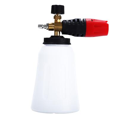 China Scum making snow jet foam lance with 1 L tank /snow spray gun/foam wash station for sale