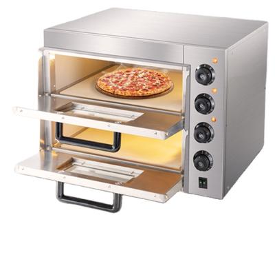 China Vegetable processing plant factory directly produce the original electric pizza oven baking machine easy to operate in USA GZPZ08R for sale