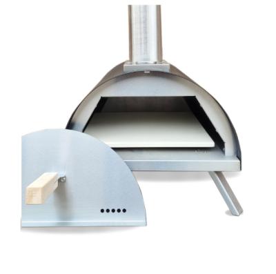 China Easily Assembled OEM ODM Wood Fired Stainless Steel Pizza Oven Item 202D Outdoor Pellet Channel Model Use 2021 Popular for sale