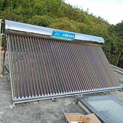 China Underfloor Heating Outdoor Solar Hot Water Heater Capacity 300L Integrate Non-pressure Series Model 0430D for sale