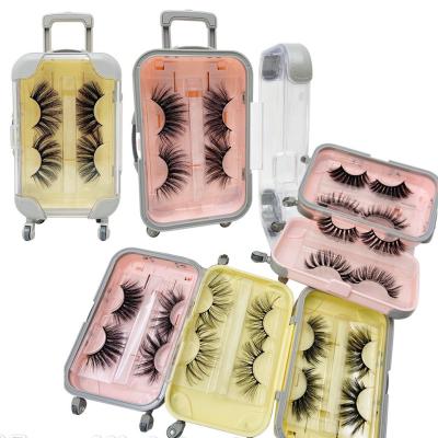 China High Quality Soft Natural Clean Private Label 100% Real Mink Lashes Wholesale 3d 5d Mink Eyelashes Vendor Fake Branded for sale