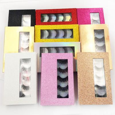 China Natural long mink eyelashes wholesale private label custom eyelash packaging box mink lashes 3d wholesale seller for sale