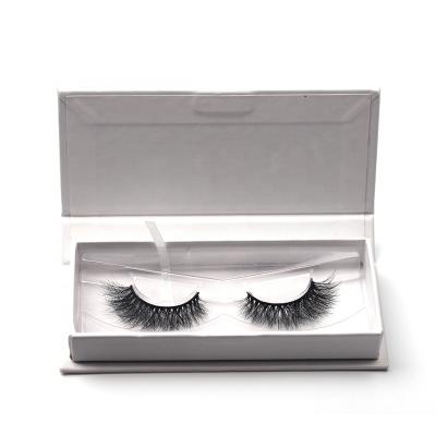 China Wholesale 3d Long Natural Faux Mink Eye Lashes And Eyelashes Custom Package Box for sale