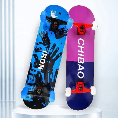 China Youngsters Creative  High precision bearings  PU Casting  wheel Professional Manufacture  wear-resistant Double skateboard  for  Terrain for sale