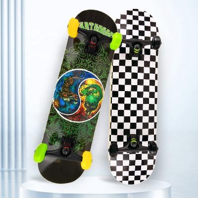 China Youngsters New Technology gravity casting Matt Black Aluminum Adjustable Fast delivery time  Double skateboard  for Off Road skateboard for sale