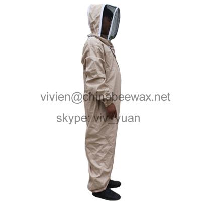 China Overall 100% Cotton Protective Clothing Beekeeper Suit for sale