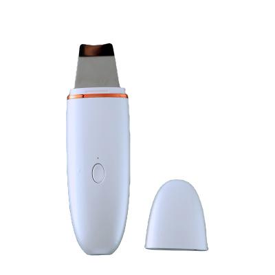 China Shrinking PERFECT Factory Ion Ultrasound Facial Spatula Portable OEM ODM Pore Face Peeling Ultrasonic Skin Scrubber Face Scrubber for sale