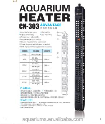 China Good Quality Sustainable Aquarium Heater With Protection Cover 50W Plastic Heater for sale