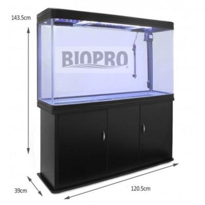 China Viable made in china freshwater filter media glass tank indoor aquarium for sale