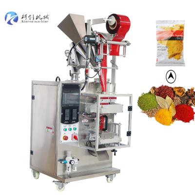 China Easy Operation Automatic 4 Sides Spice Sachet Powder Filling Seasoning Packing Machine for sale