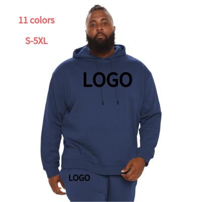 China 2022 OEM Service Logo Custom Casual Hoodie Pullover Breathable Men's Tracksuit Sets Joggers Suits Set Fits Slim Fit Set For Men for sale