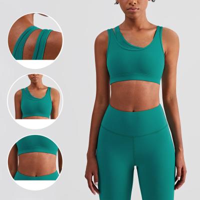 China 2022 Women Breathable Clothing Wholesale Custom Seamless LOGO Wear Crop Tank Top Gym Fitness Yoga Set Yoga Wear Short Yoga for sale