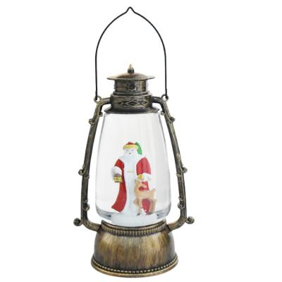 China Fashionable Classic Christmas Battery Operated Water Lantern Best-Selling Christmas Decoration Supplies for sale