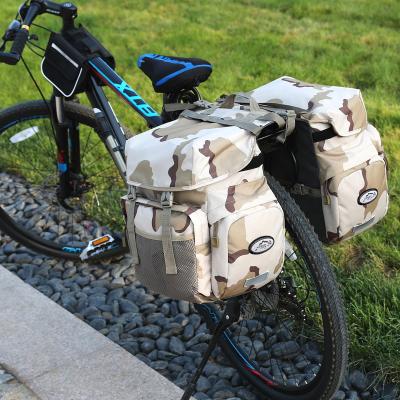 China Bicycle Mountain Bike Carry Bag Rear Shelf Bag Camel Bag Easy Packing Large Capacity Waterproof Riding Gear for sale