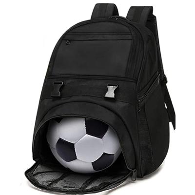 China Waterproof Sports Backpacks For Soccer, Basketball, Football With Ball Holder For Boys Girls for sale