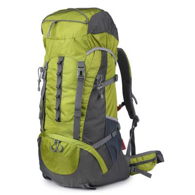 China Wholesale Outdoor Wholesale 70l Backpack Camping Trekking Bag Large Capacity Running Recycling Rucksack for sale