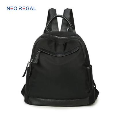 China School Girls High Quality Nylon Tear Resistant Casual Stylish Anti-theft Backpack Waterproof Backpacks for sale