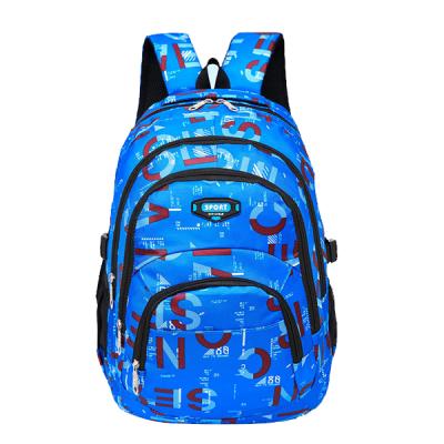 China Waterproof Multiple Pockets Printing Cloth Girl's Middle School Backpack Bag School Bag for sale