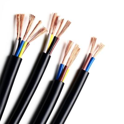 China Flexible Power Cable 2 - 5 Pin Low Voltage Sheath Copper Cables 0.5 / 0.75 / 1.5 / 2.5 / 4mm For Fixed Wiring for sale