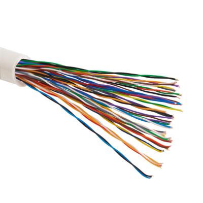 China twisted pair 24awg utp cat5 25 pairs telephone communication cable CCA / copper for sale